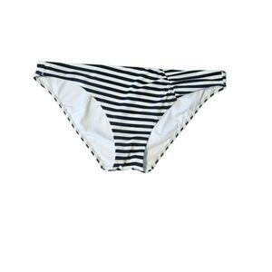 Victoria Secret Striped Black and White Bikini Bottom Size XL
